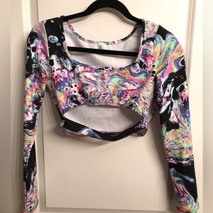 Crop top long sleeve